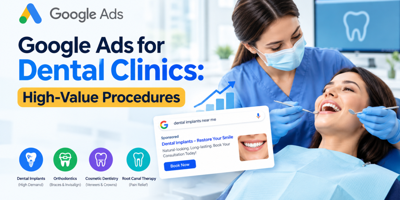 Google Ads for Dental Clinics: High-Value Procedures