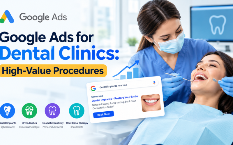 Google Ads for Dental Clinics: High-Value Procedures
