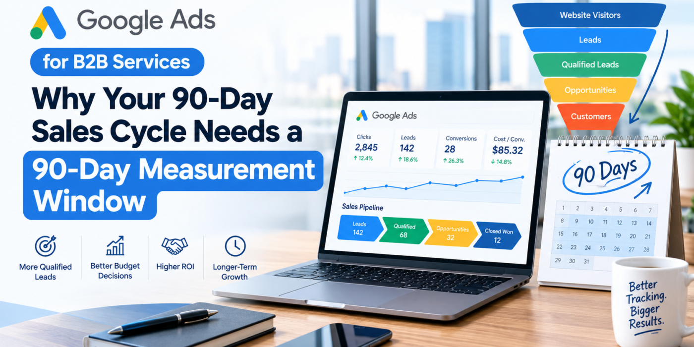 Google Ads for B2B: Why You Need a 90-Day Measurement Window